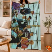 Плед с принтом Ateez