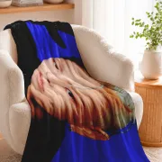 Плед с принтом Ateez Хонджун