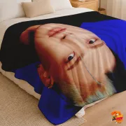 Плед с принтом Ateez Хонджун