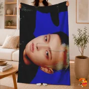 Плед с принтом Ateez Хонджун