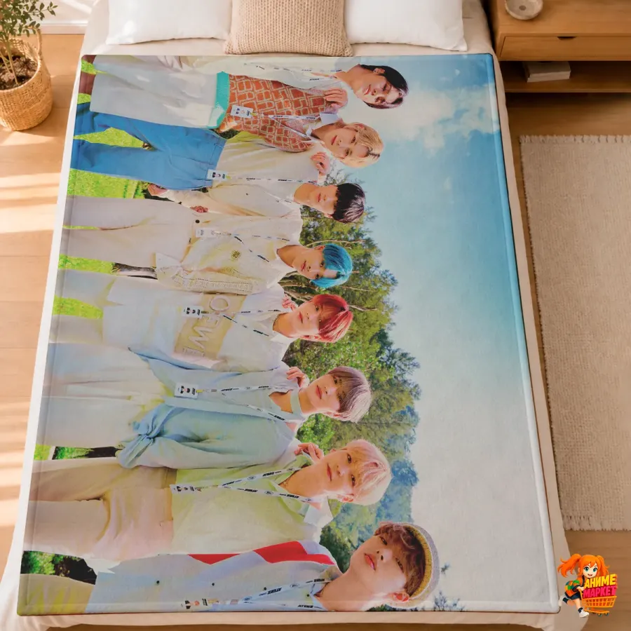 Плед с принтом Ateez