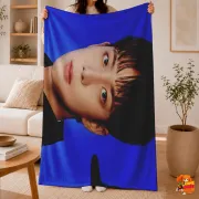 Плед с принтом Ateez Чон Уён
