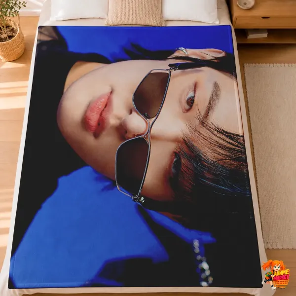 Плед с принтом Ateez Минги Плед с принтом Ateez Минги