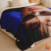 Плед с принтом Ateez Минги