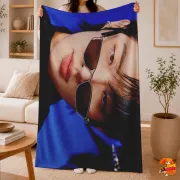 Плед с принтом Ateez Минги