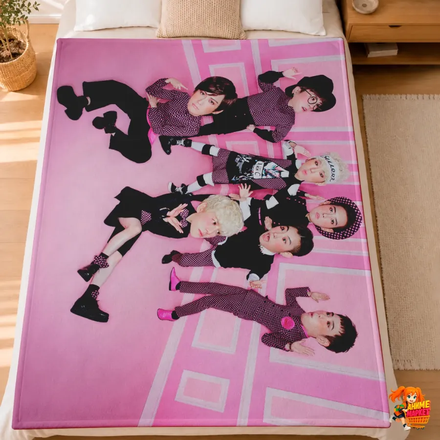 Плед с принтом k-pop BLOCK B