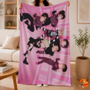 Плед с принтом k-pop BLOCK B
