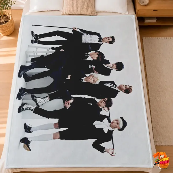 Плед с принтом k-pop BLOCK B Плед с принтом k-pop BLOCK B