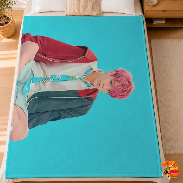 Плед с принтом k-pop BTS Чонгук Плед с принтом k-pop BTS Чонгук