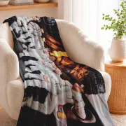 Плед с принтом k-pop BTS