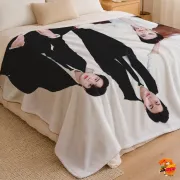 Плед с принтом k-pop BTS