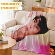 Плед с принтом k-pop BTS Ким Сокджин
