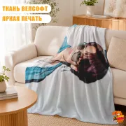Плед с принтом k-pop BTS Чимин