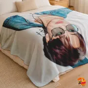 Плед с принтом k-pop BTS Чимин