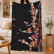 Плед с принтом k-pop BTS