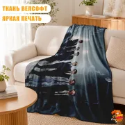 Плед с принтом k-pop BTS