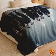 Плед с принтом k-pop BTS