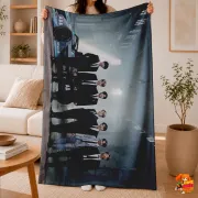 Плед с принтом k-pop BTS