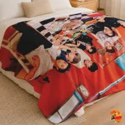 Плед с принтом k-pop BTS