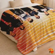 Плед с принтом k-pop BTS