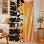 Плед с принтом k-pop BTS