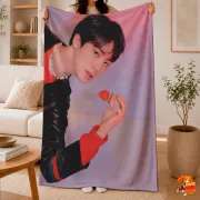 Плед с принтом k-pop BTS Джин