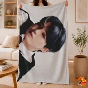Плед с принтом k-pop BTS Пак Чимин