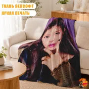Плед с принтом k-pop Blackpink Дженни