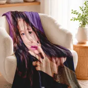 Плед с принтом k-pop Blackpink Дженни