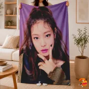 Плед с принтом k-pop Blackpink Дженни