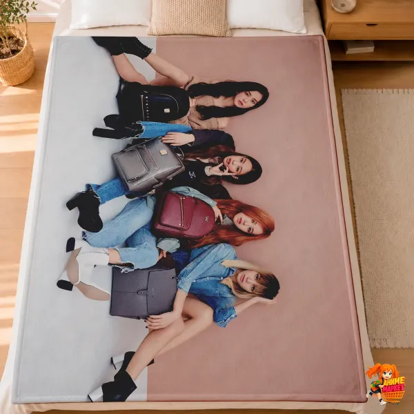 Плед с принтом k-pop Blackpink Плед с принтом k-pop Blackpink