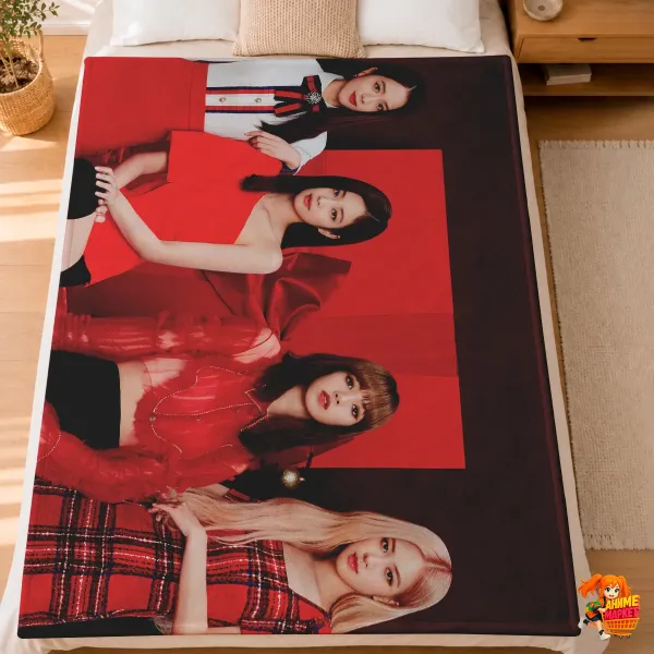 Плед с принтом k-pop Blackpink Плед с принтом k-pop Blackpink