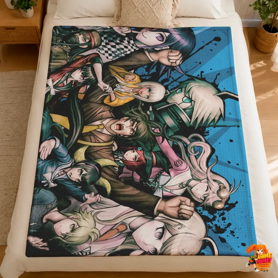 Плед с принтом Danganronpa