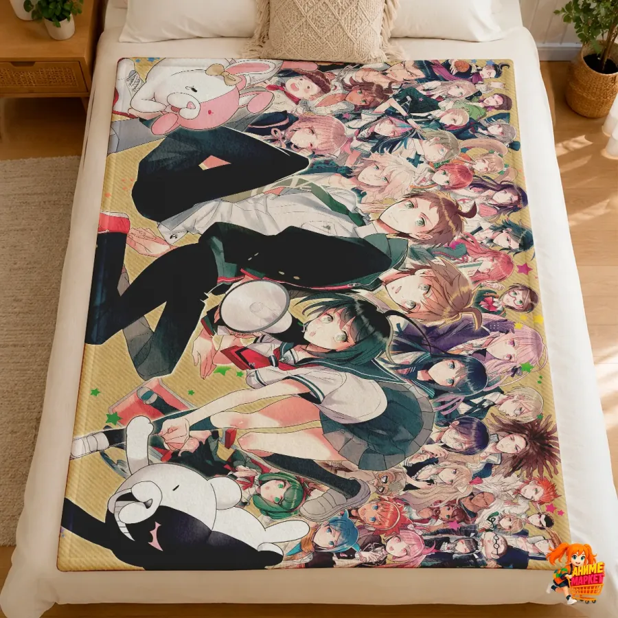 Плед с принтом Danganronpa