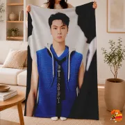Плед с принтом k-pop Enhypen Джей Пак