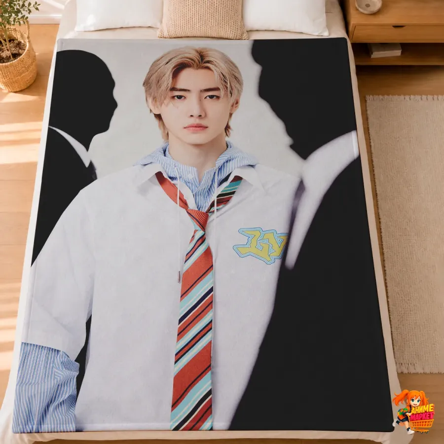 Плед с принтом k-pop Enhypen Сонхун