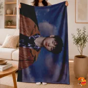 Плед с принтом k-pop Enhypen Пак Сонхун