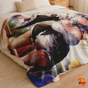 Плед с принтом Re:Zero. Жизнь с нуля в альтернативном мире