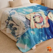 Плед с принтом Re:Zero. Жизнь с нуля в альтернативном мире