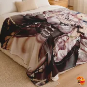 Плед с принтом Re:Zero. Жизнь с нуля в альтернативном мире