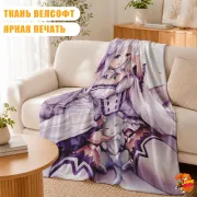 Плед с принтом Re:Zero. Жизнь с нуля в альтернативном мире