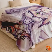 Плед с принтом Re:Zero. Жизнь с нуля в альтернативном мире