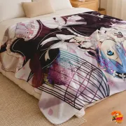 Плед с принтом Re:Zero. Жизнь с нуля в альтернативном мире