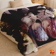 Плед с принтом Re:Zero. Жизнь с нуля в альтернативном мире