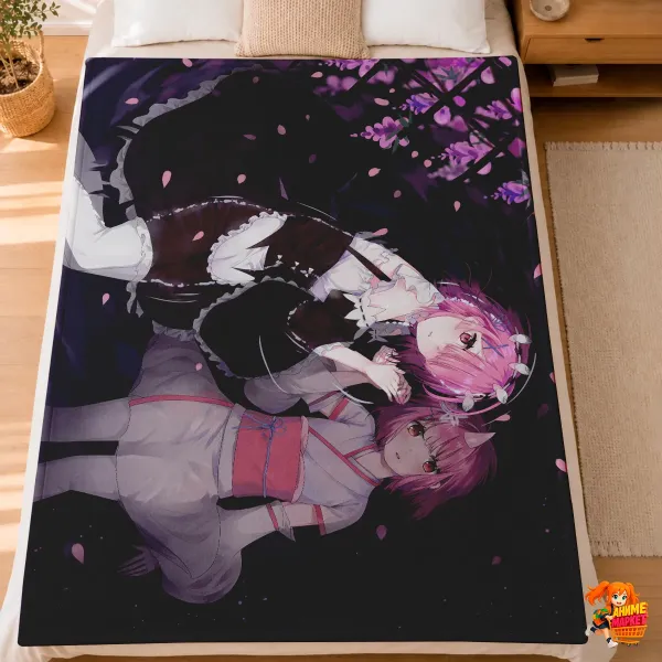 Плед с принтом Re:Zero. Жизнь с нуля в альтернативном мире Плед с принтом Re:Zero. Жизнь с нуля в альтернативном мире