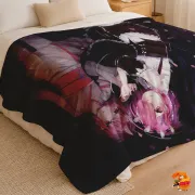 Плед с принтом Re:Zero. Жизнь с нуля в альтернативном мире