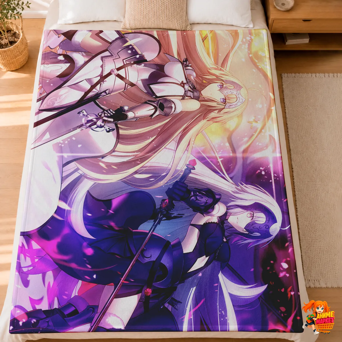 Плед с принтом Fate grand order