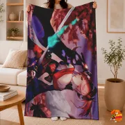 Плед с принтом Fate grand order Миямото Мусаси
