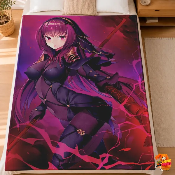 Плед с принтом Fate grand order Скатах Плед с принтом Fate grand order Скатах