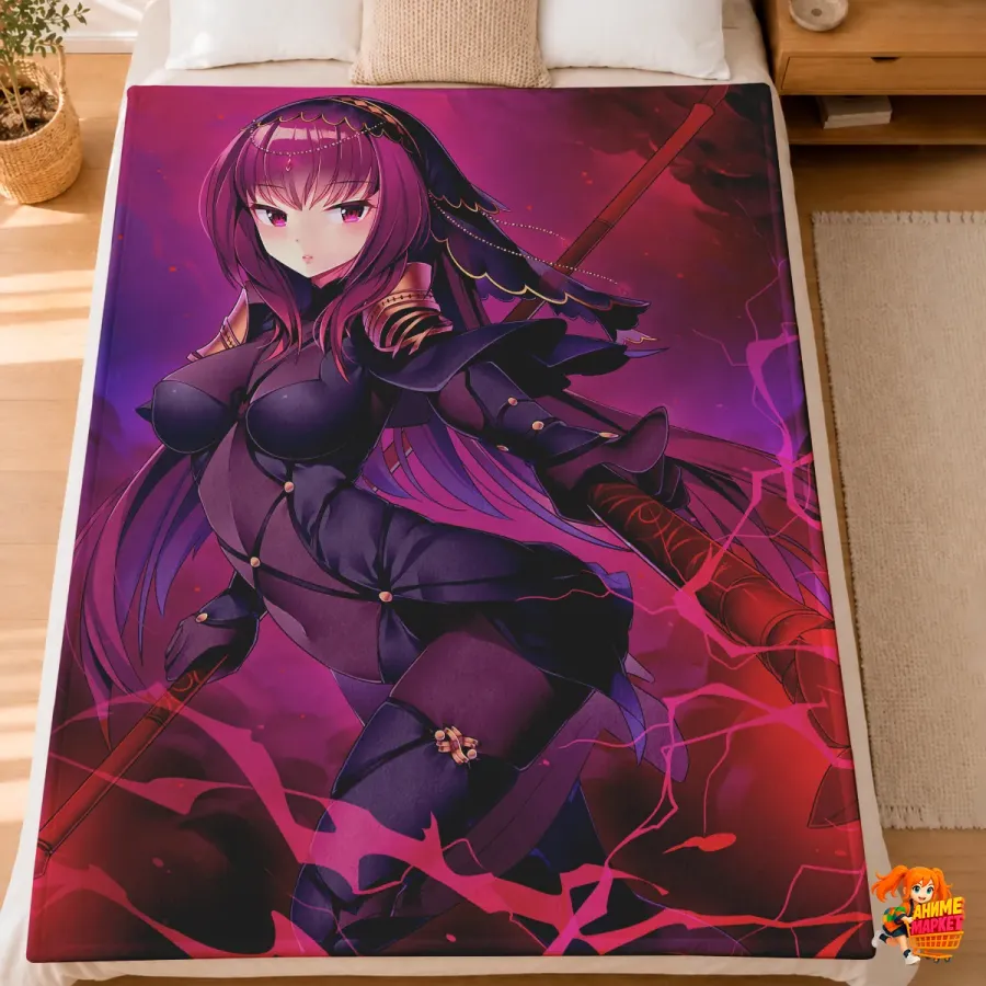 Плед с принтом Fate grand order Скатах